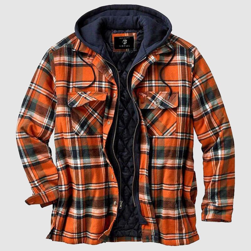 Zaylen | Men's Flannel Jacket Plaid Lined 5